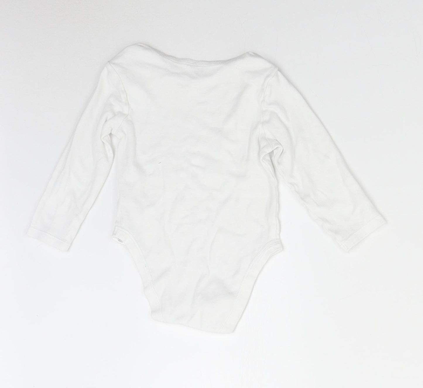 Primark Baby White   Babygrow One-Piece Size 24 Months  - Star