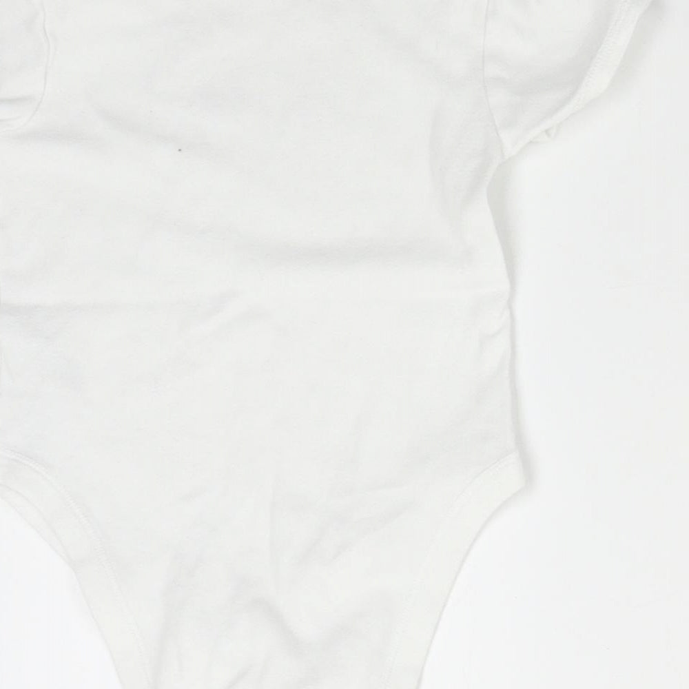 Primark Baby White   Babygrow One-Piece Size 24 Months  - Hello!