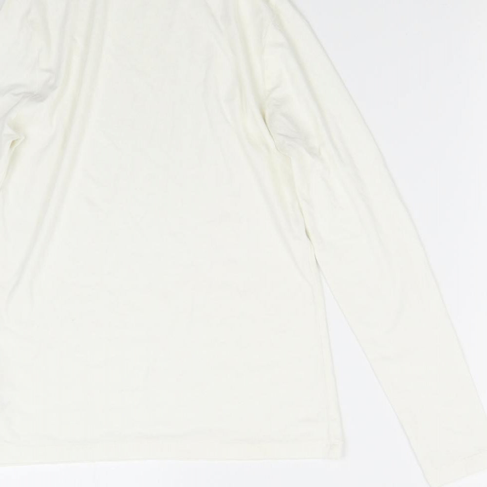 TU Womens White   Basic T-Shirt Size 10