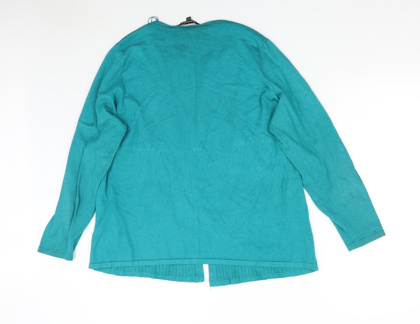 Bonmarché Womens Green  Knit Cardigan Jumper Size 20