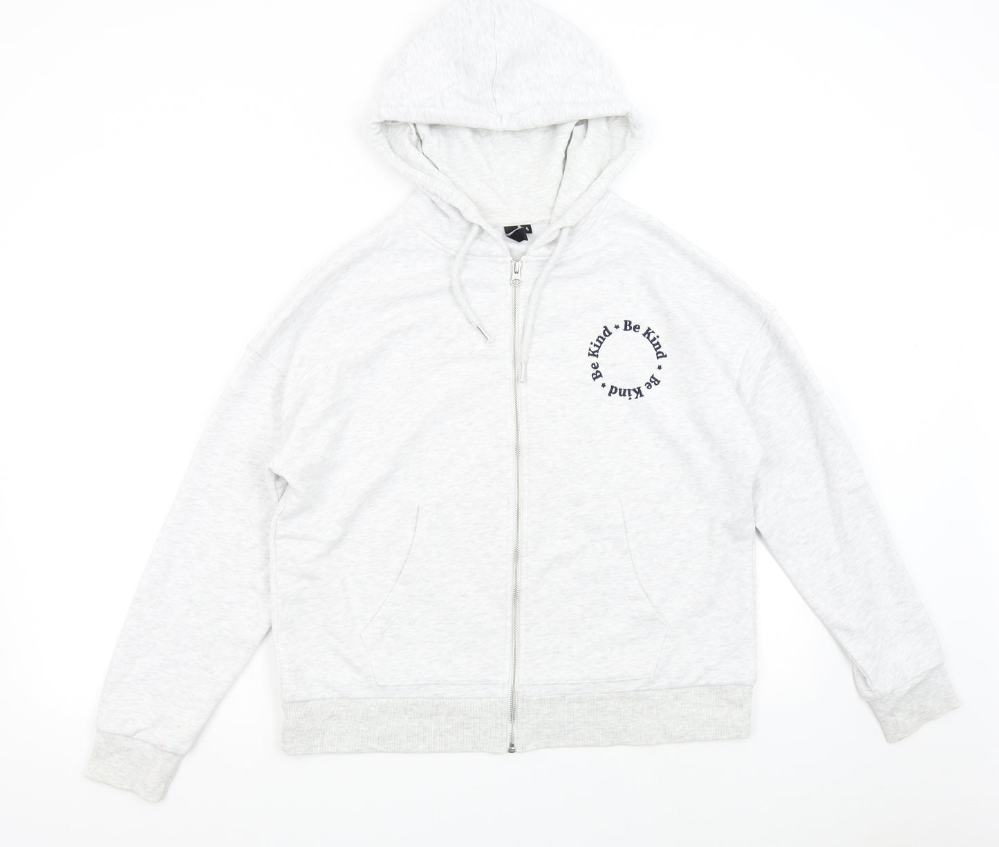 Nobody's Child Womens Grey   Full Zip Hoodie Size S  - Be Kind