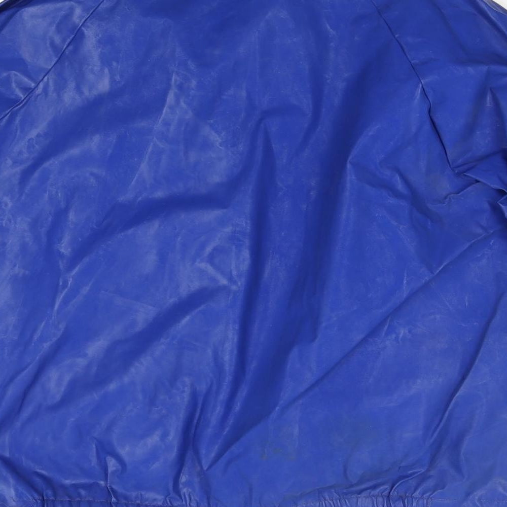 Multisport Mens Blue   Anorak Jacket Size S  - Oil Skin