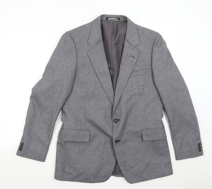 Harbarry Mens Grey Jacket Suit Jacket Size 42