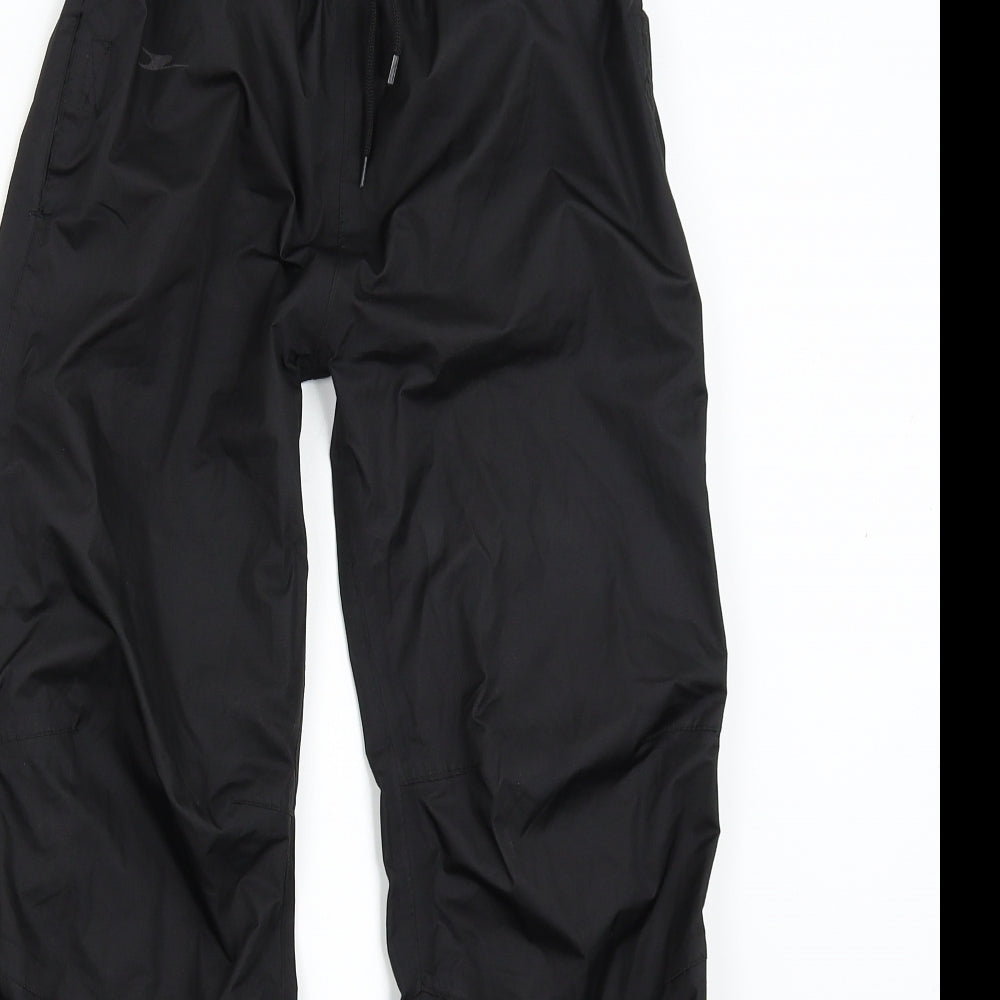 Crane Boys Black   Rain Trousers Trousers Size 9-10 Years