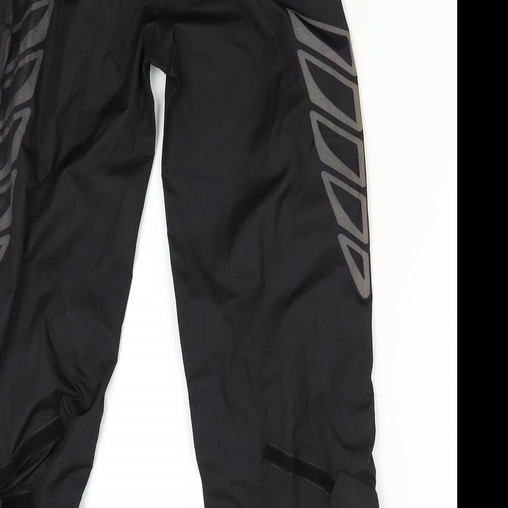Crane Boys Black   Rain Trousers Trousers Size 9-10 Years