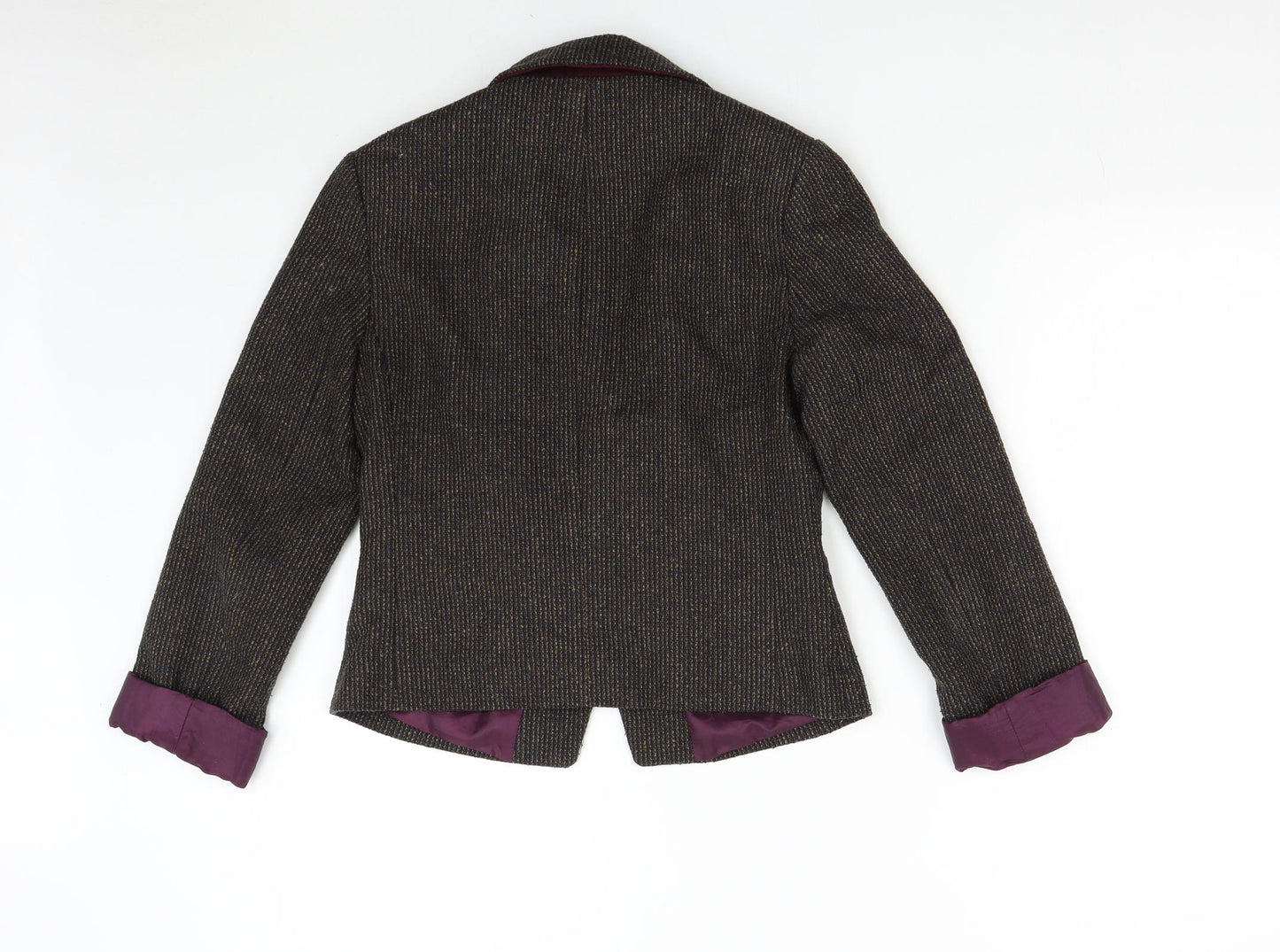New Look Womens Multicoloured  Tweed Jacket Blazer Size 10