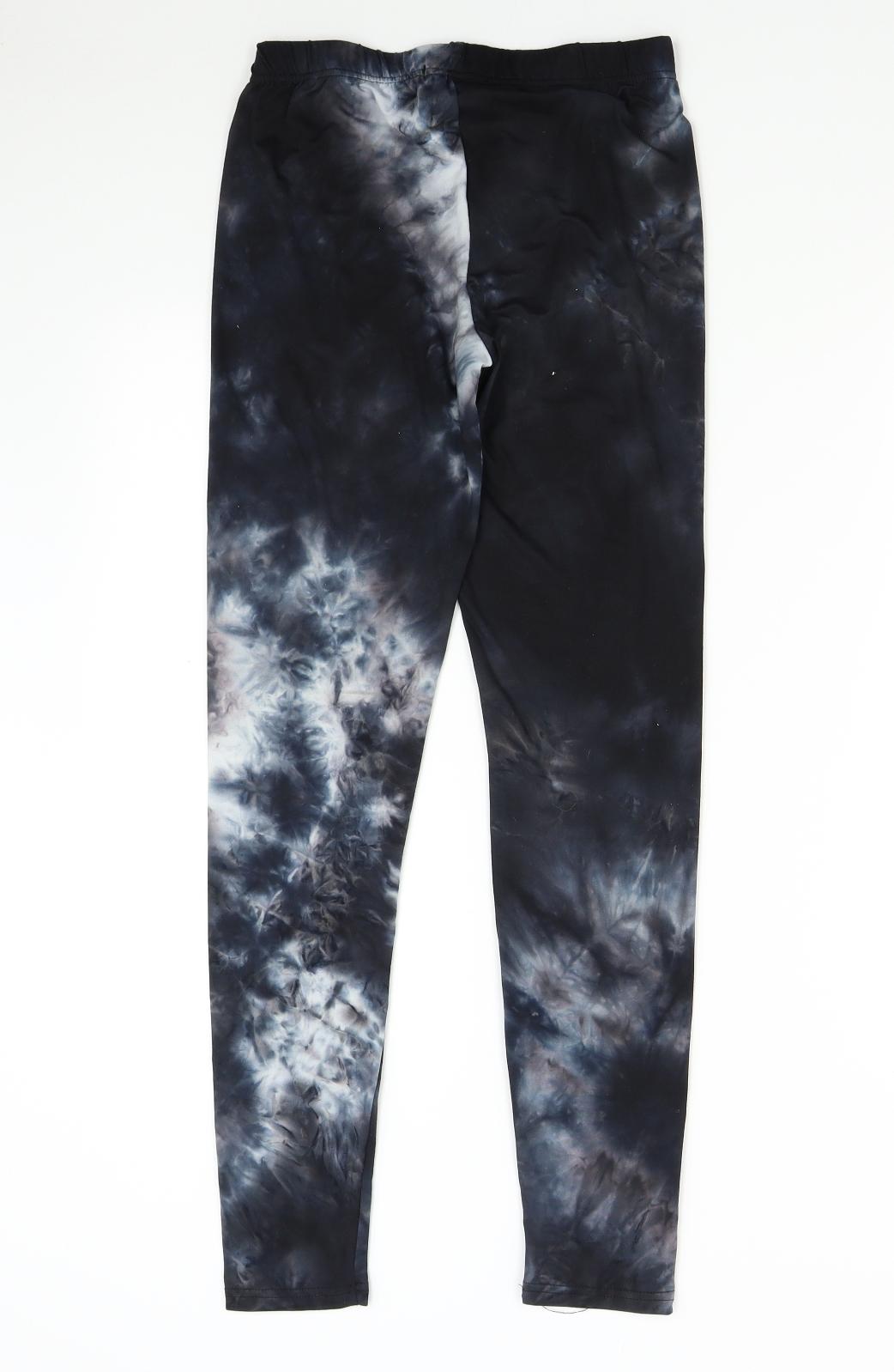 Brave Soul Womens Black   Jogger Leggings Size M L29 in
