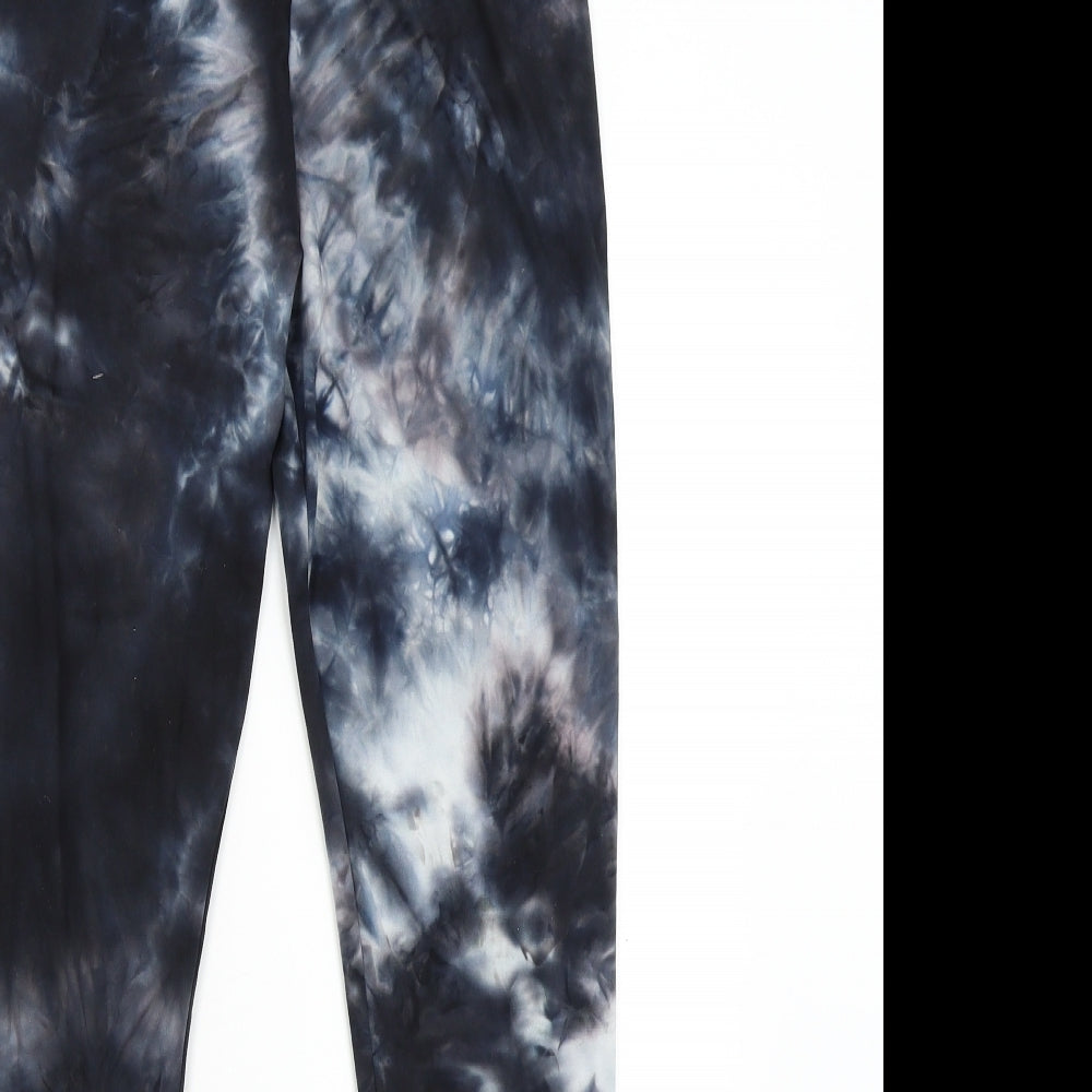 Brave Soul Womens Black   Jogger Leggings Size M L29 in
