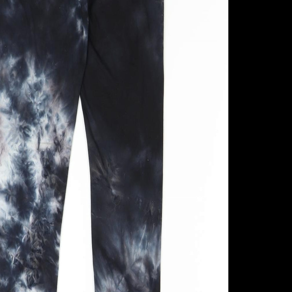 Brave Soul Womens Black   Jogger Leggings Size M L29 in