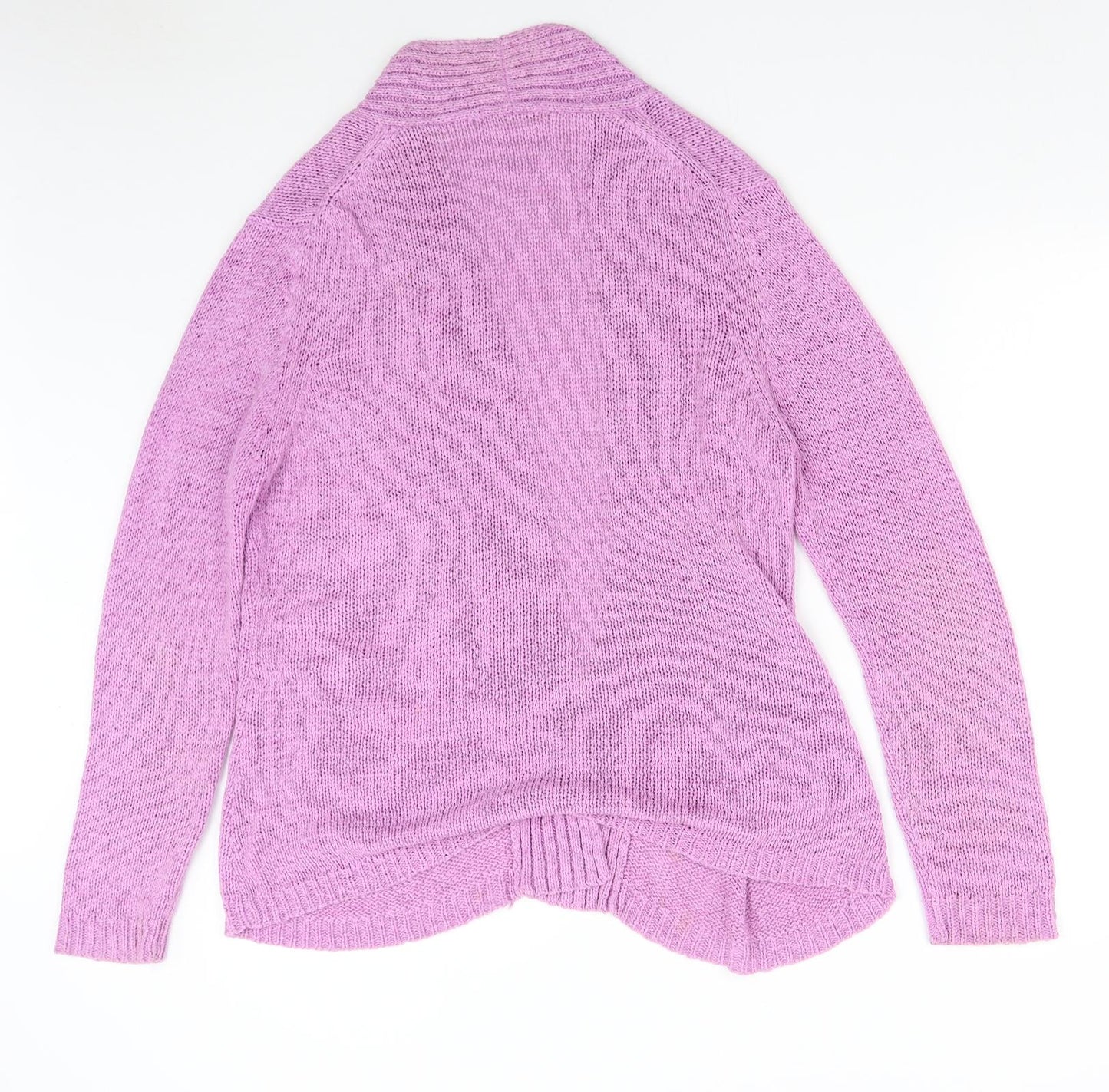 M&S Womens Purple  Knit Cardigan Jumper Size 12