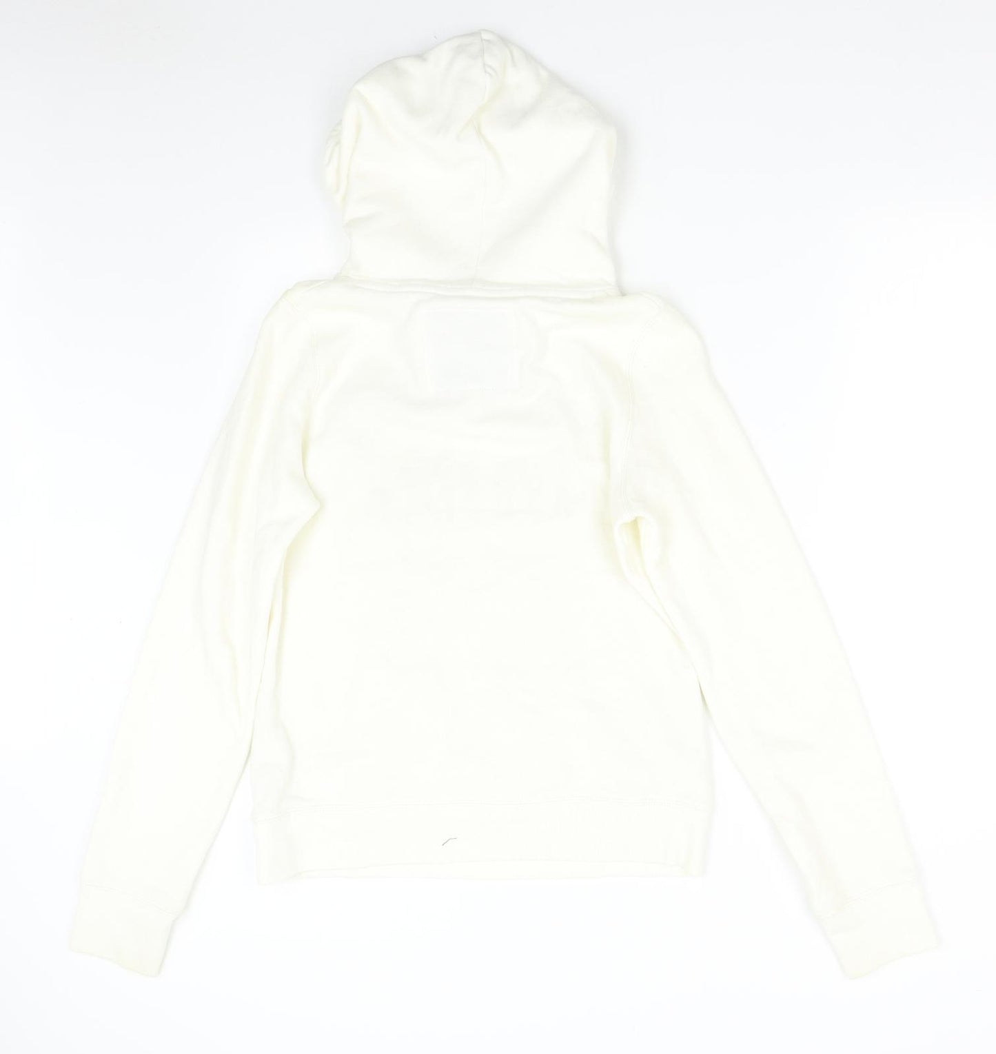 Abercrombie & Fitch Womens Ivory   Pullover Hoodie Size L