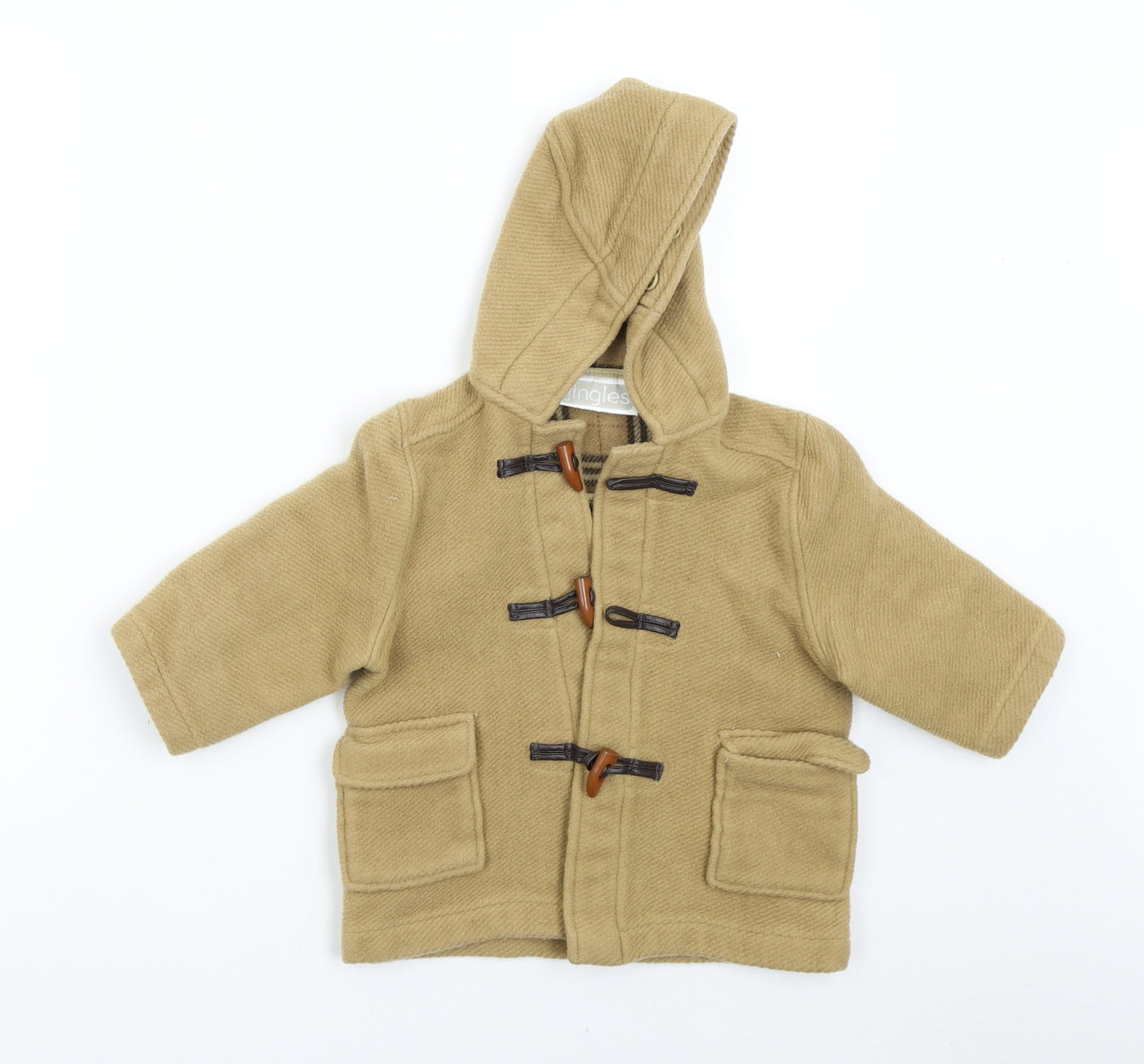 Jingles Baby Brown   Overcoat Coat Size 12-18 Months