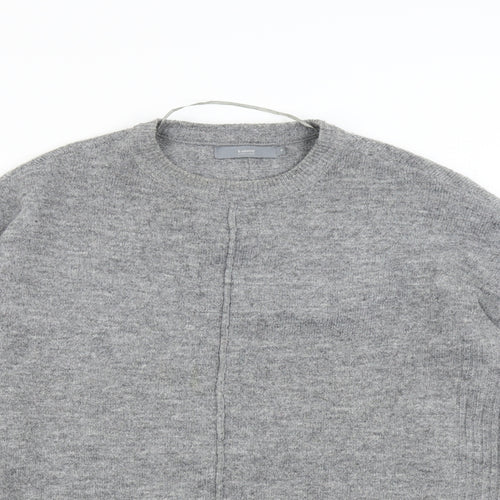 B. Young Womens Grey  Knit Pullover Jumper Size M