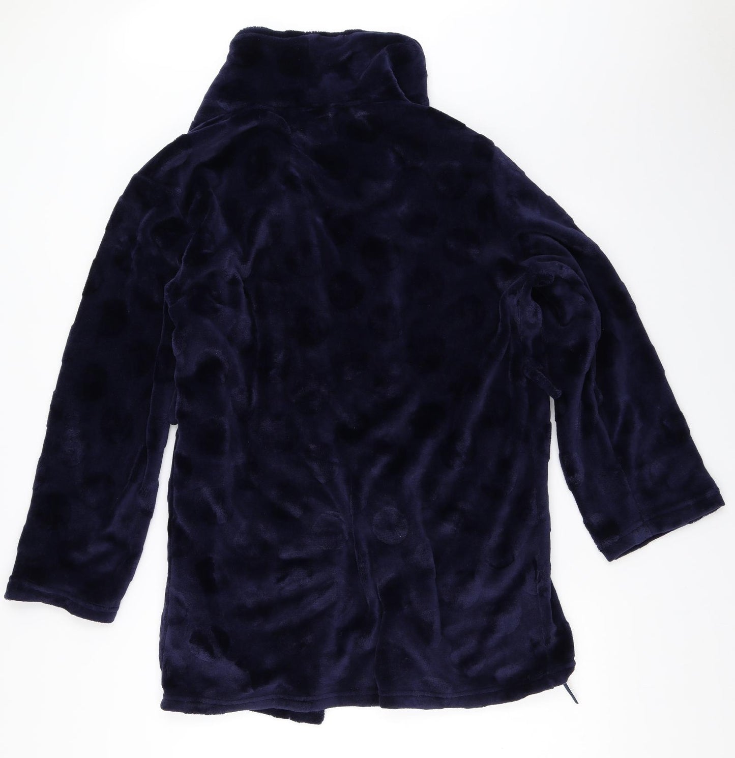 F&F Womens Blue Solid  Top Robe Size M