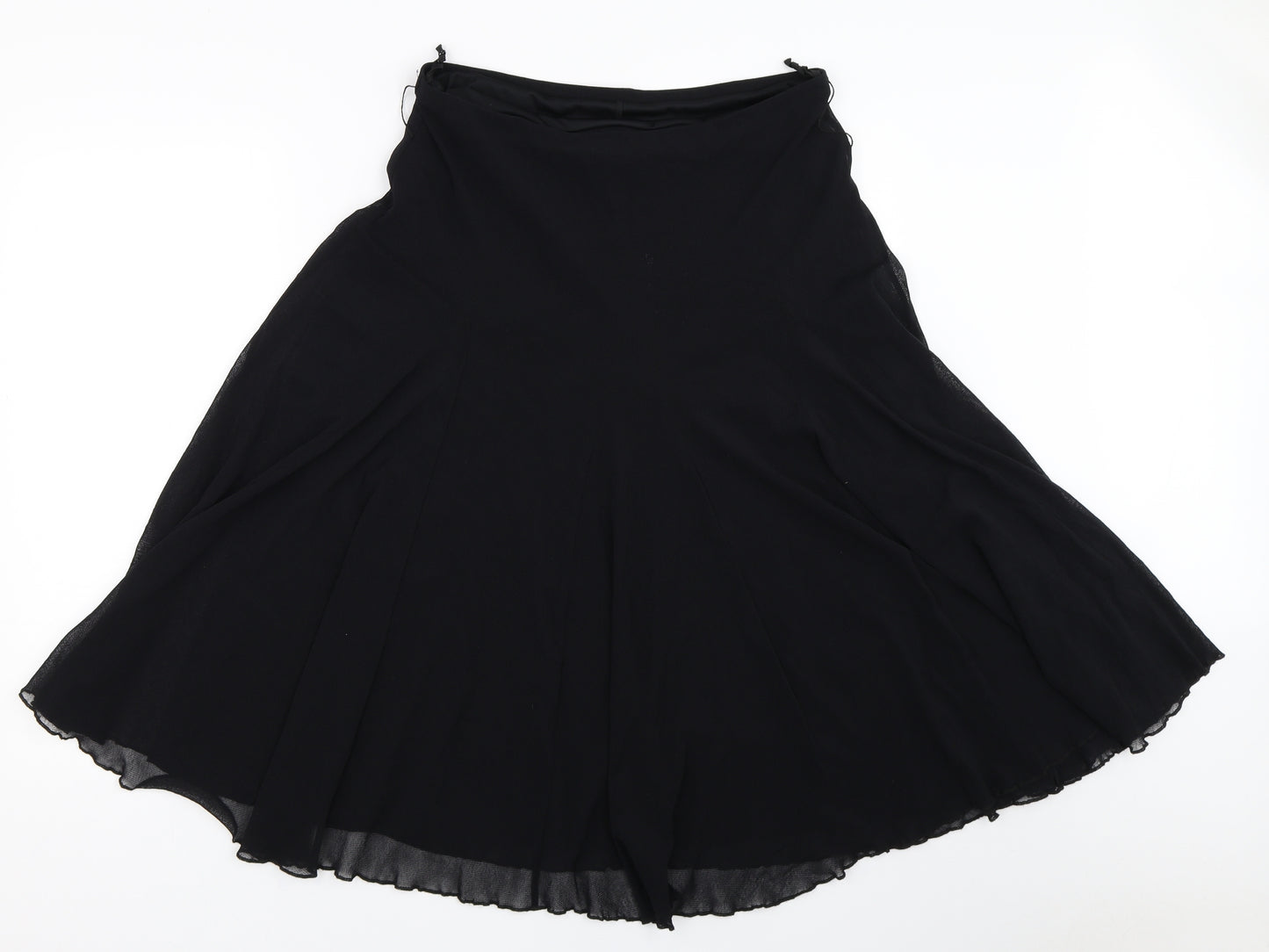 Marks and Spencer Womens Black   Flare Skirt Size 12