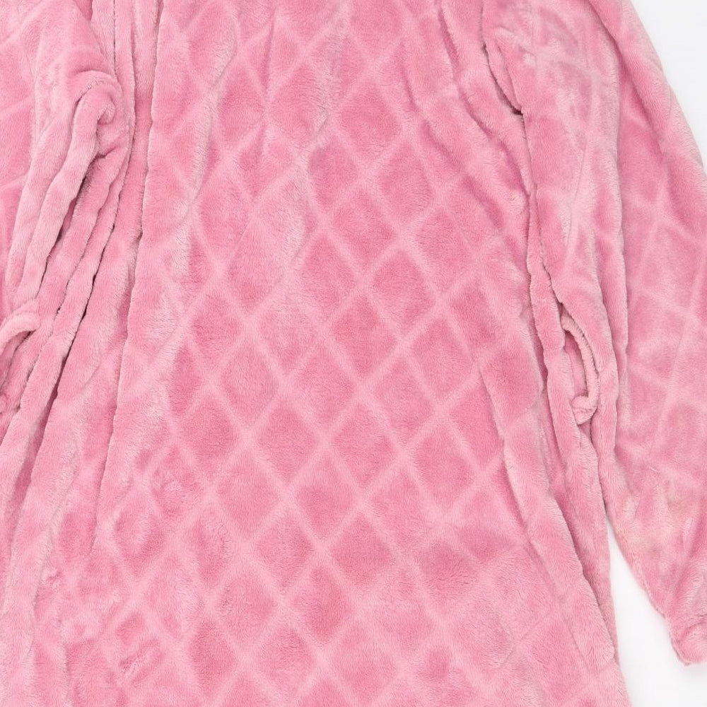 Bonmarché Womens Pink Solid  Top Robe Size 16