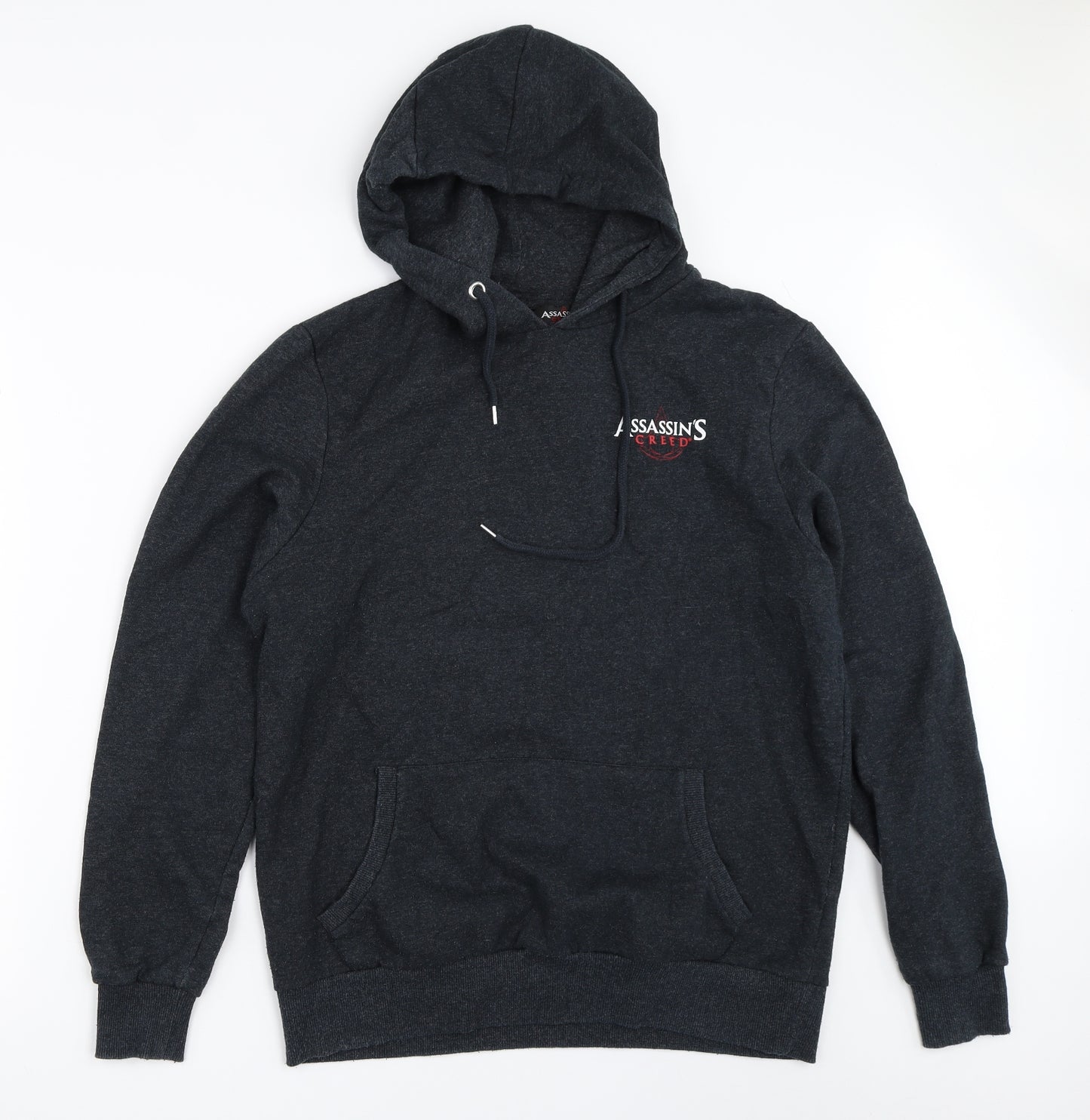 Cedar Wood State Mens Grey   Pullover Hoodie Size L  - Assassins Creed