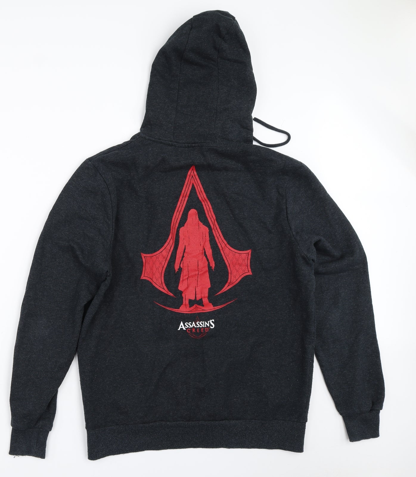Cedar Wood State Mens Grey   Pullover Hoodie Size L  - Assassins Creed