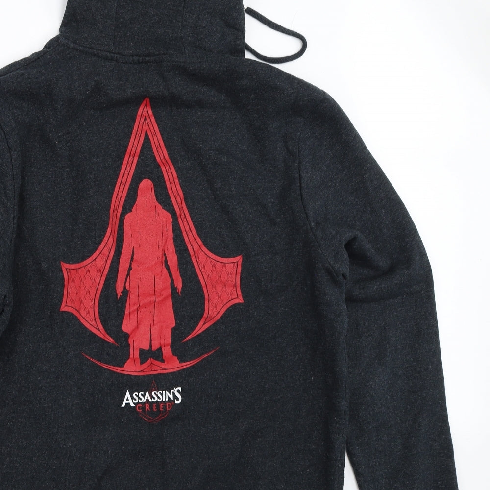 Cedar Wood State Mens Grey   Pullover Hoodie Size L  - Assassins Creed