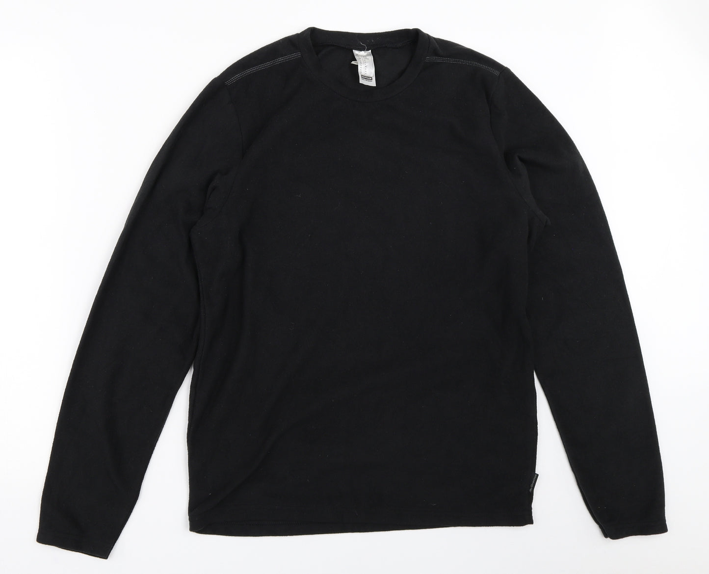 DECATHLON Mens Black  Fleece Pullover Jumper Size M