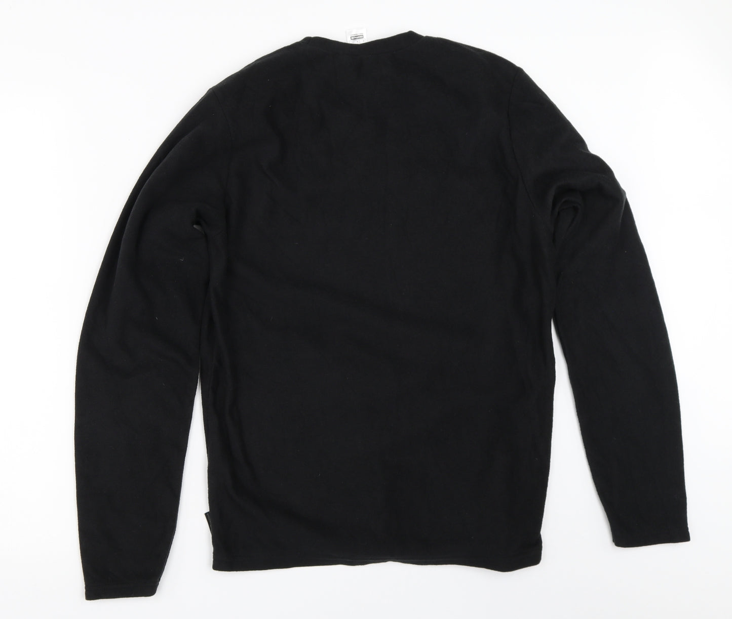 DECATHLON Mens Black  Fleece Pullover Jumper Size M