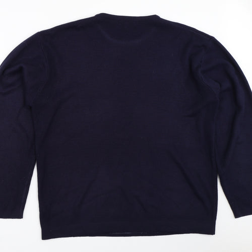 George Mens Blue   Pullover Jumper Size L