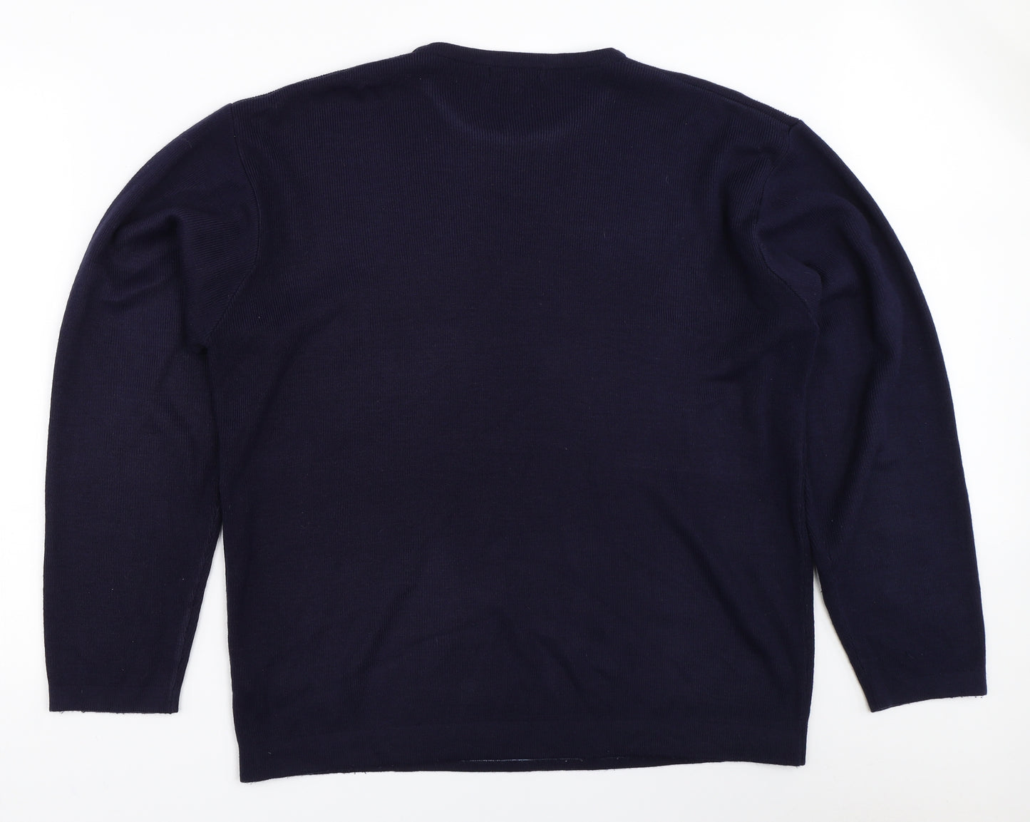 George Mens Blue   Pullover Jumper Size L
