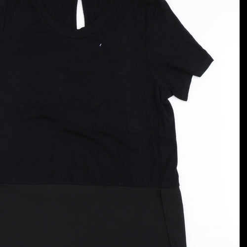 TU Womens Black   Basic Blouse Size 10
