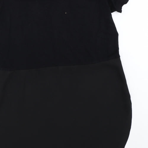 TU Womens Black   Basic Blouse Size 10