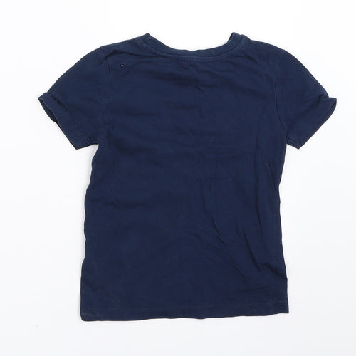 George Boys Blue   Basic T-Shirt Size 2-3 Years