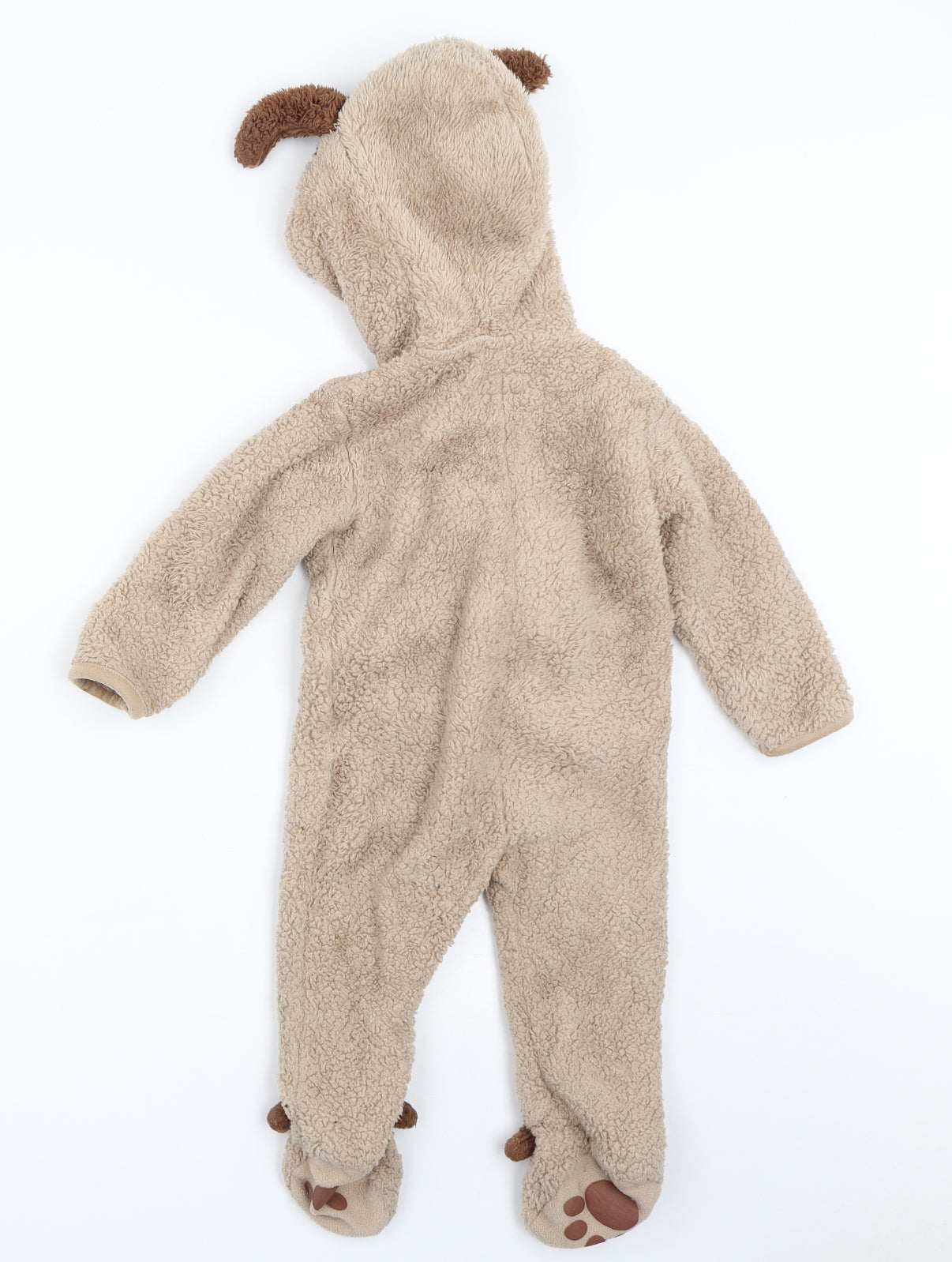 Earlydays Boys Beige Solid  Capri One Piece Size 12-18 Months