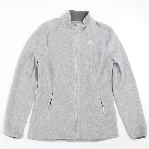 DECATHLON Womens Grey  Fleece Jacket  Size S