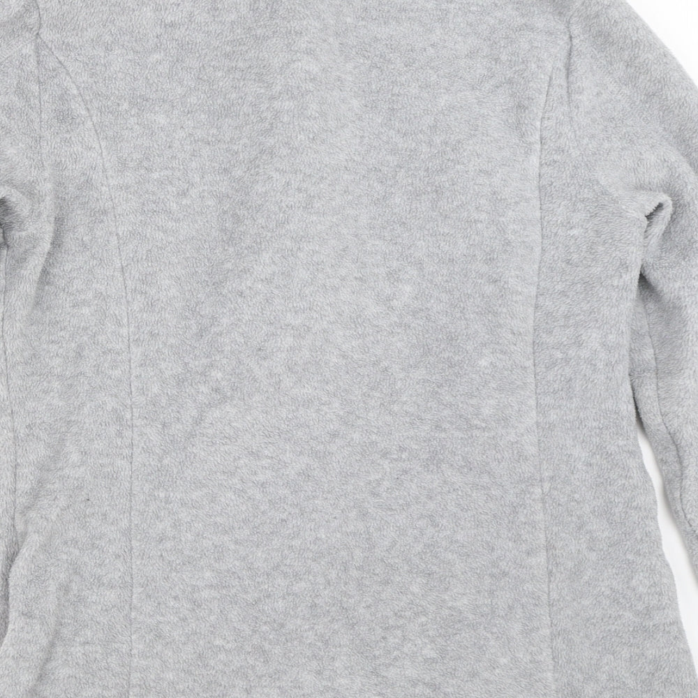 DECATHLON Womens Grey  Fleece Jacket  Size S