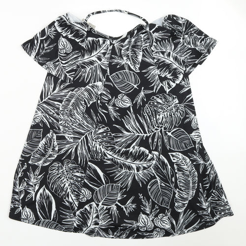 ASOS Womens Black Batik  Mini  Size 10