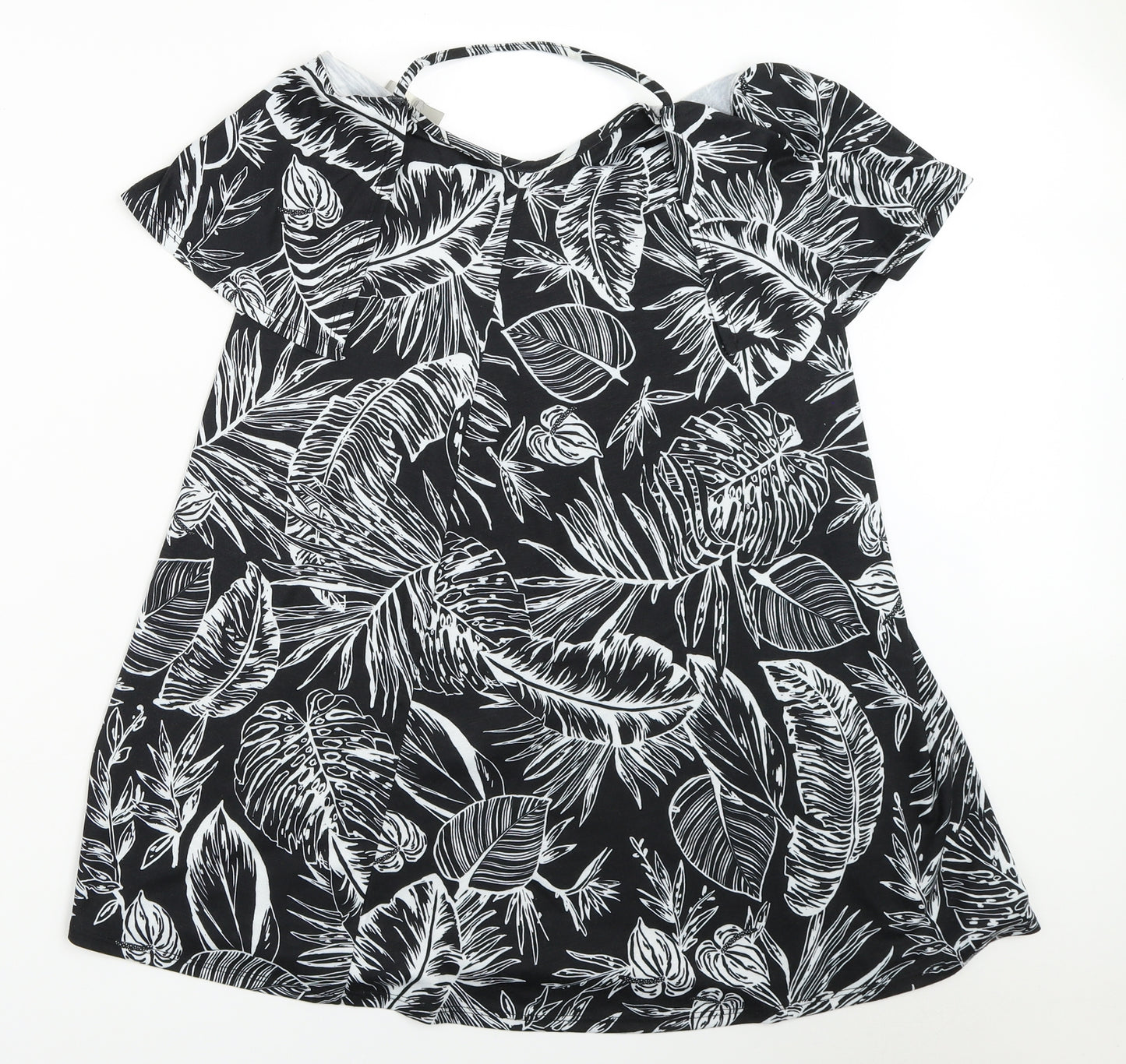 ASOS Womens Black Batik  Mini  Size 10