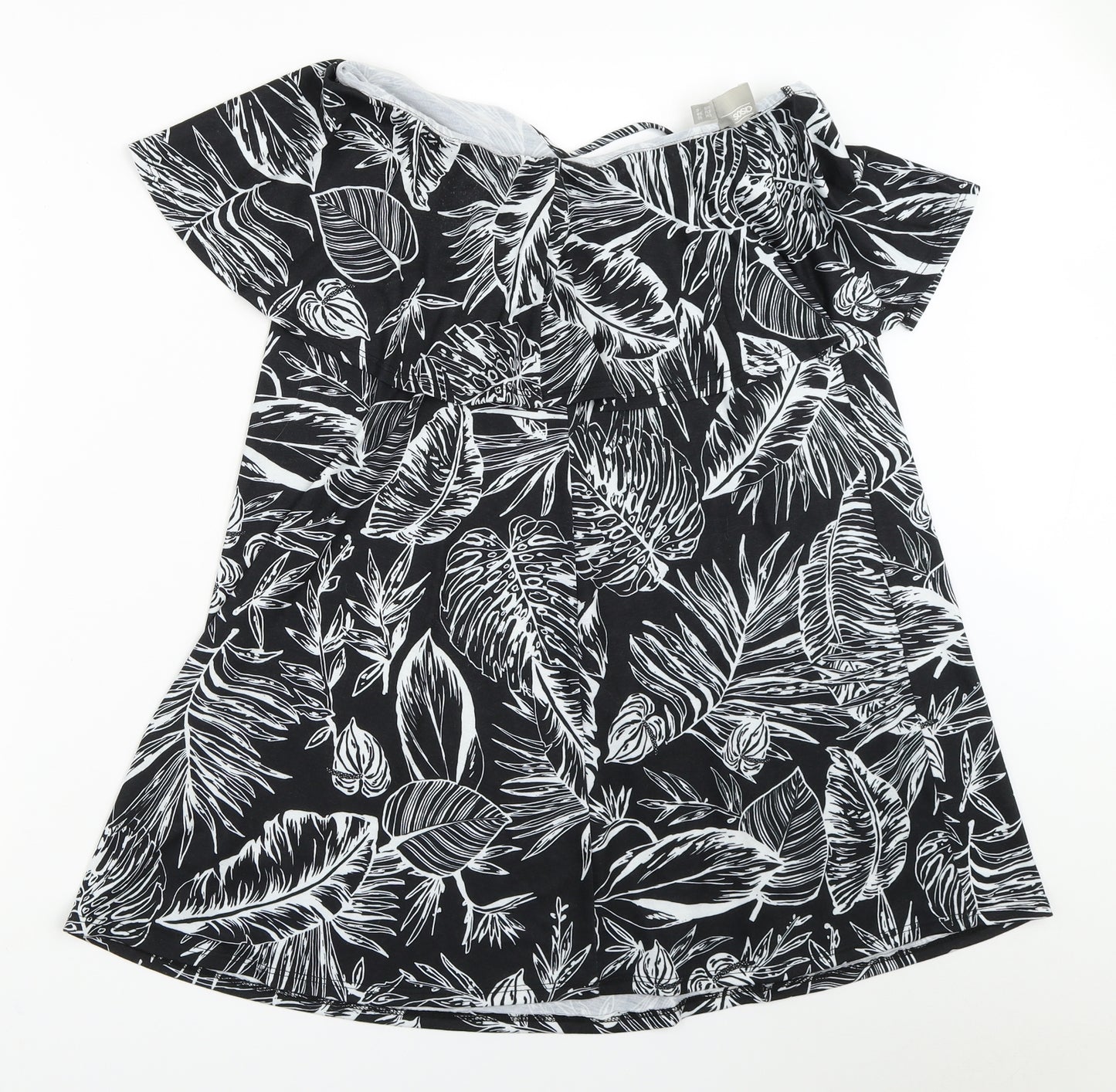 ASOS Womens Black Batik  Mini  Size 10