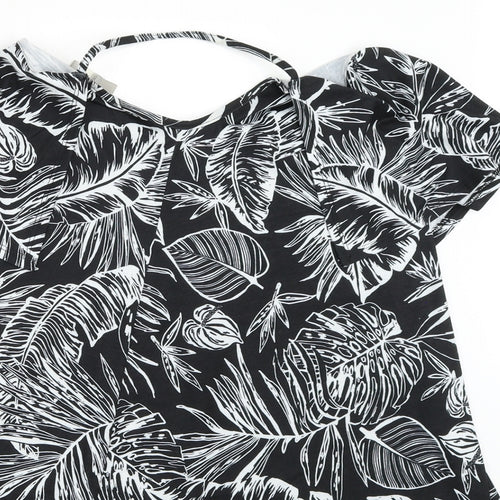 ASOS Womens Black Batik  Mini  Size 10