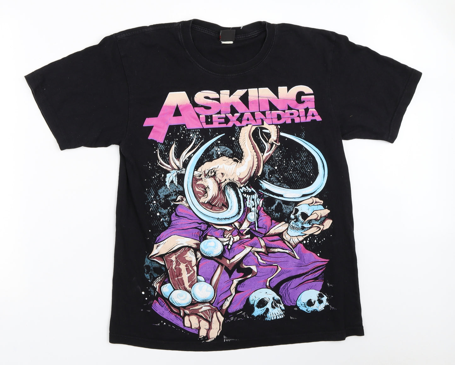 The GTS Mens Black    T-Shirt Size M  - Asking Alexandria