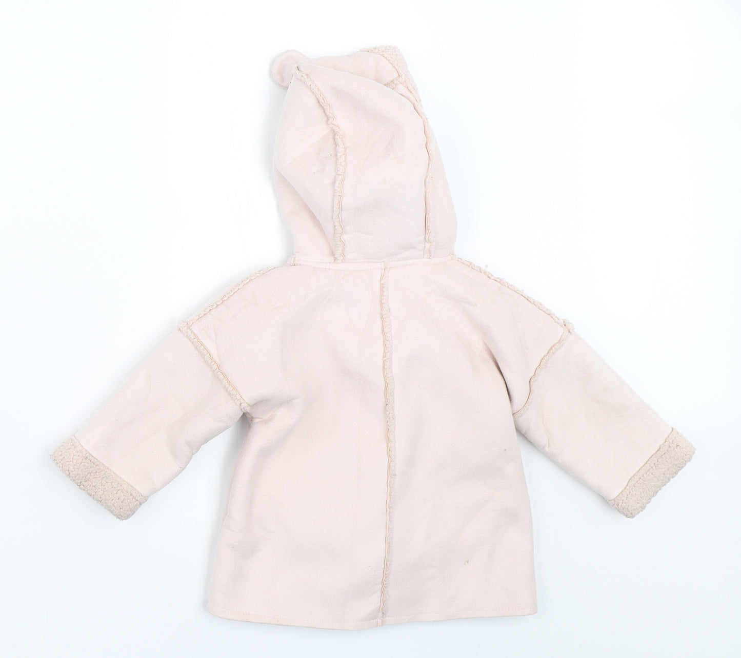 Matalan Girls Pink   Overcoat Coat Size 9-12 Months
