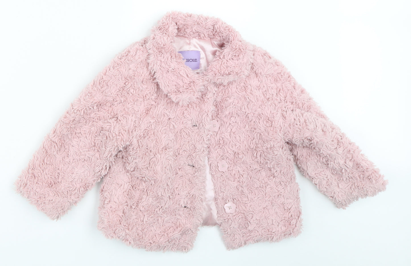 Cherokee Girls Pink   Overcoat Coat Size 4-5 Years
