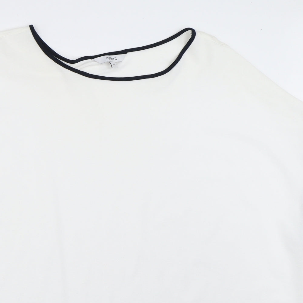 NEXT Womens White   Basic T-Shirt Size 22