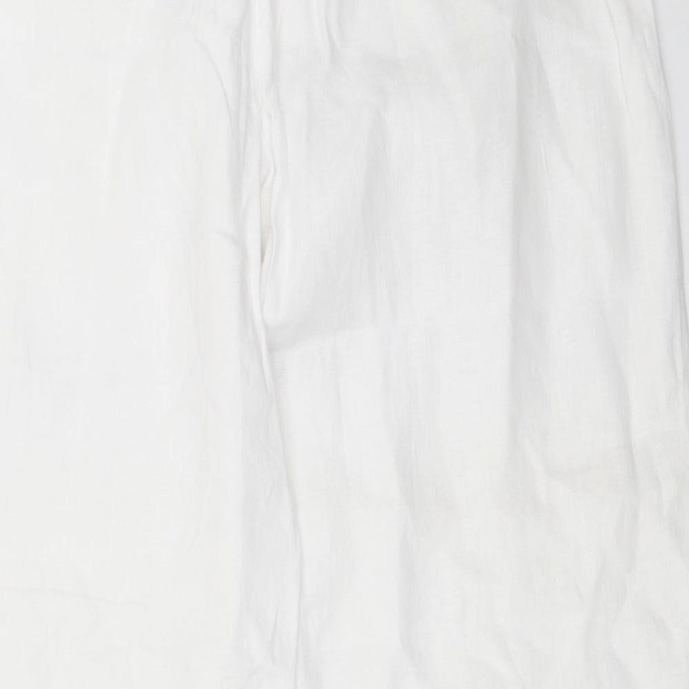 Cotton Traders Womens White   Trousers  Size 16 L28 in