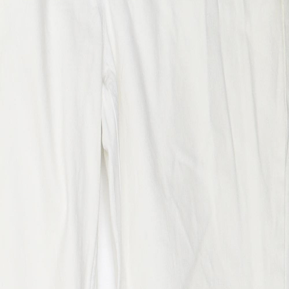 TU Womens White   Skinny Jeans Size 12 L30.5 in