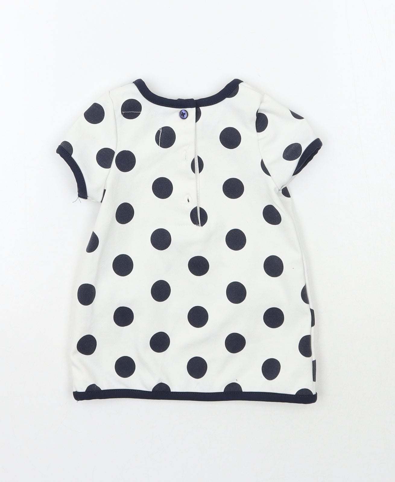 Primark Girls White Polka Dot  A-Line  Size 0-3 Months