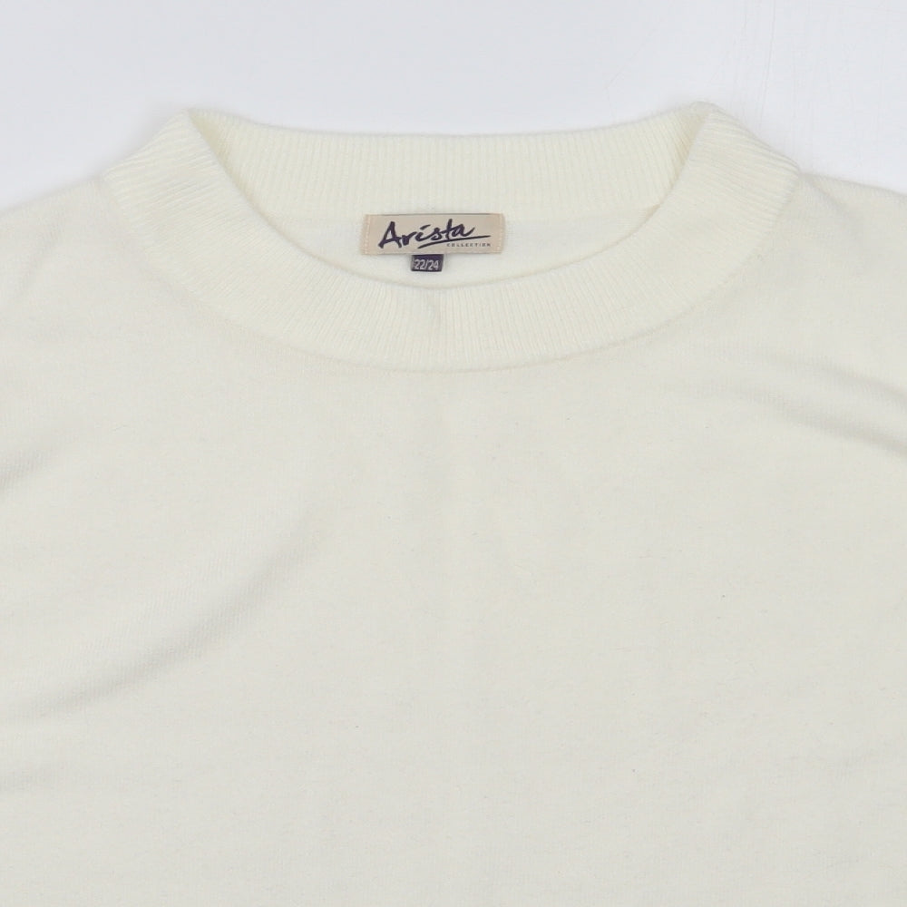 Arista Womens Ivory   Pullover Jumper Size 20