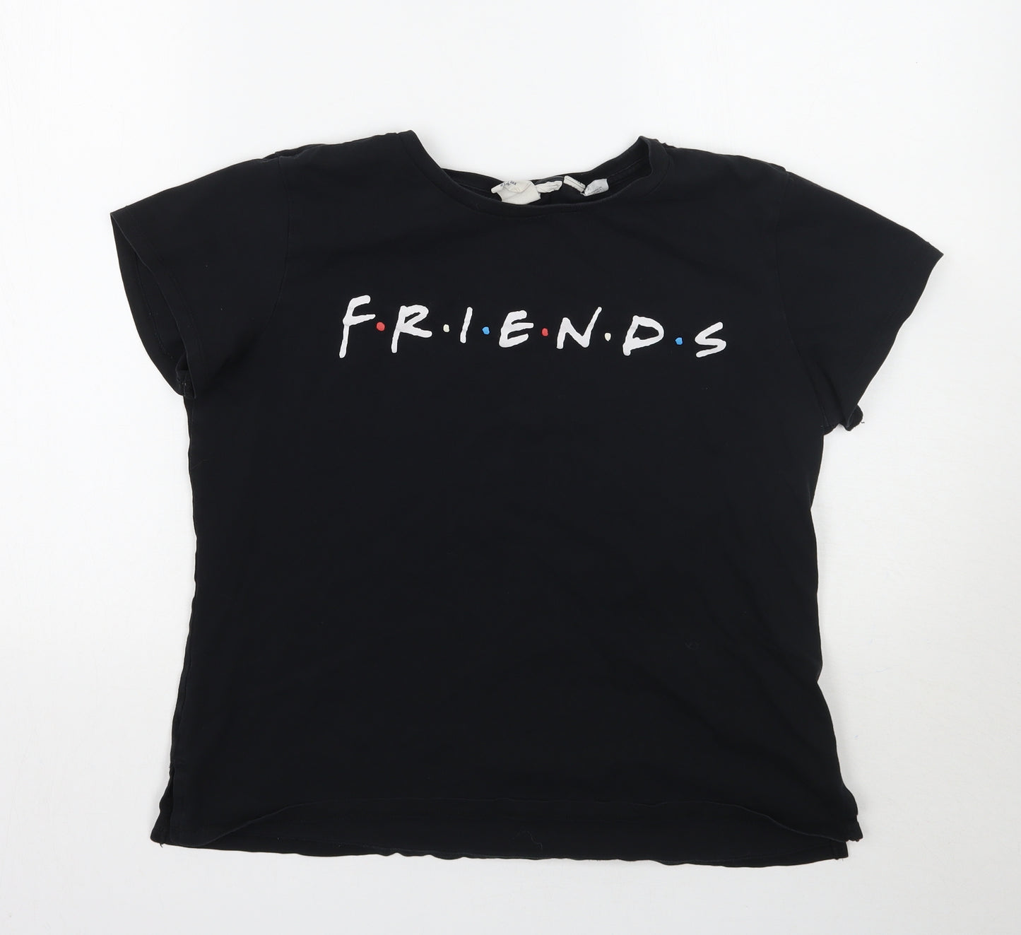 H&M Womens Black   Basic T-Shirt Size S  - Friends