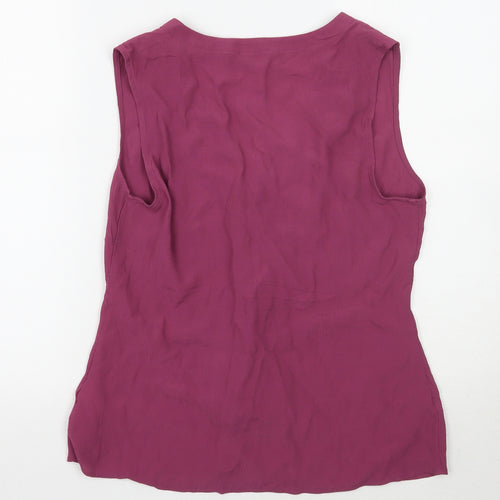 NEXT Womens Purple   Basic Button-Up Size 12