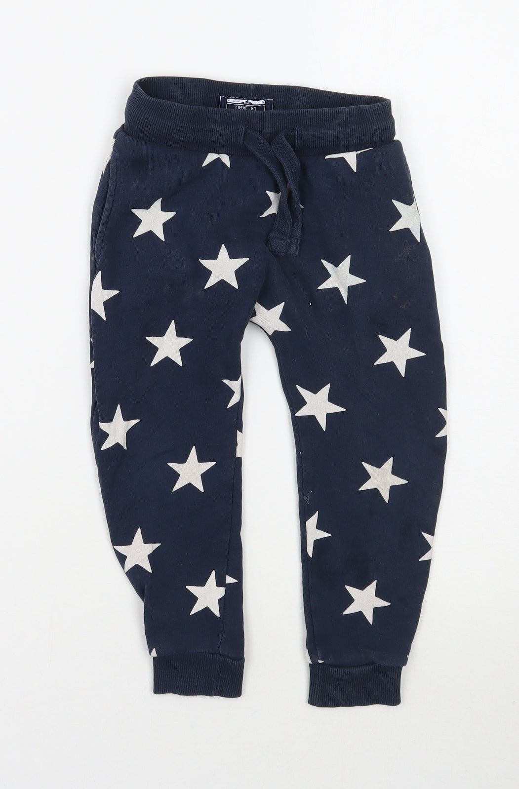 NEXT Boys Blue Geometric  Sweatpants Trousers Size 2-3 Years