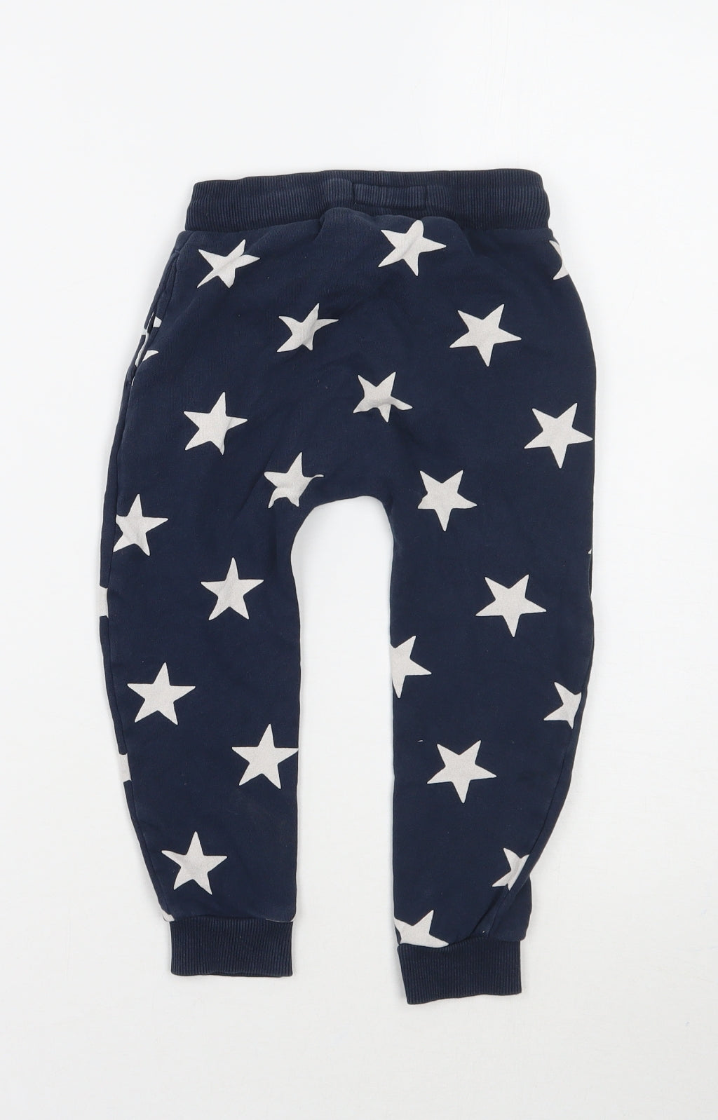 NEXT Boys Blue Geometric  Sweatpants Trousers Size 2-3 Years