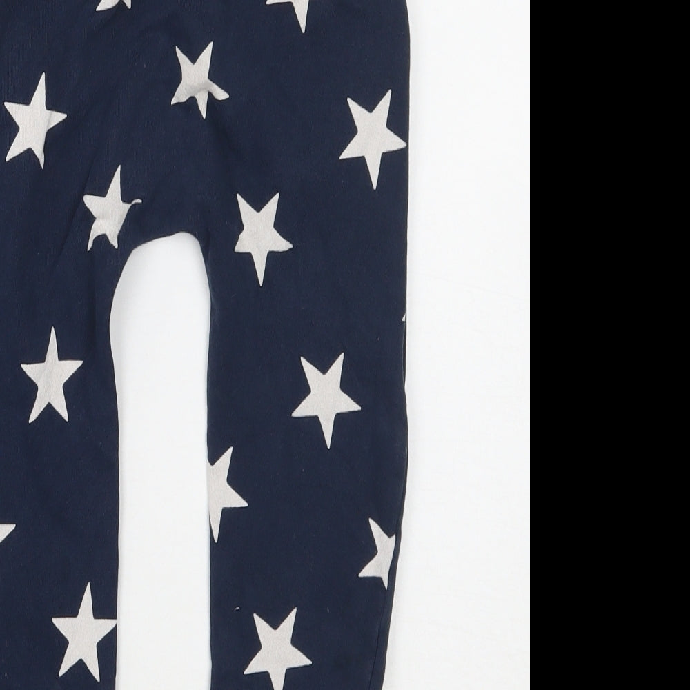 NEXT Boys Blue Geometric  Sweatpants Trousers Size 2-3 Years